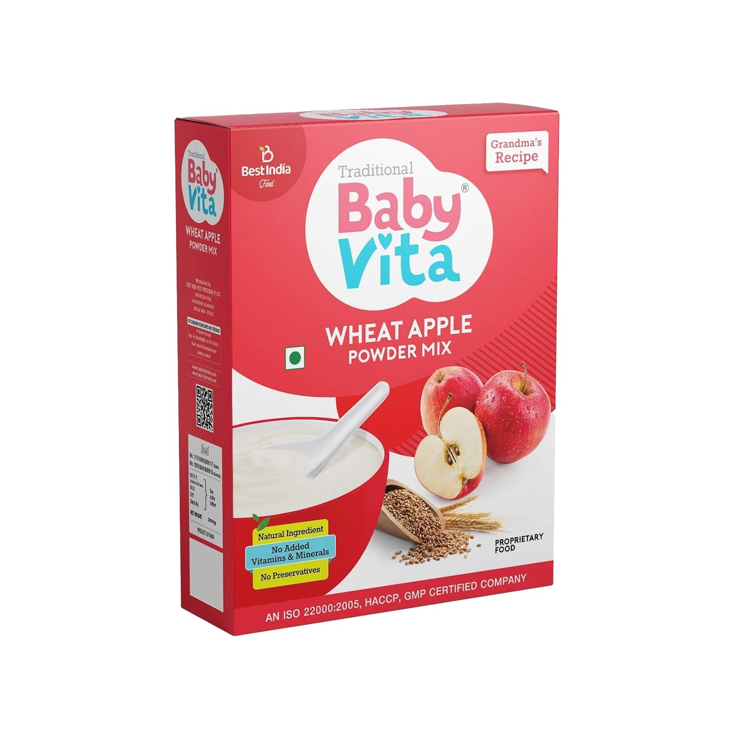 BABY VITA WHEAT APPLE POWDER 200GM